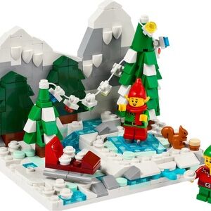 Lego- Winter Elves Scene